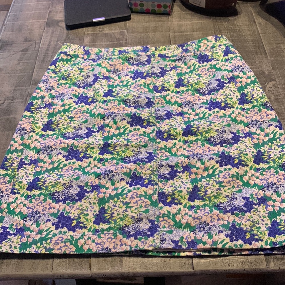 Talbots floral skirt.